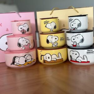 TAZAS SNOOPY COLECCION THREEKI HOUSE